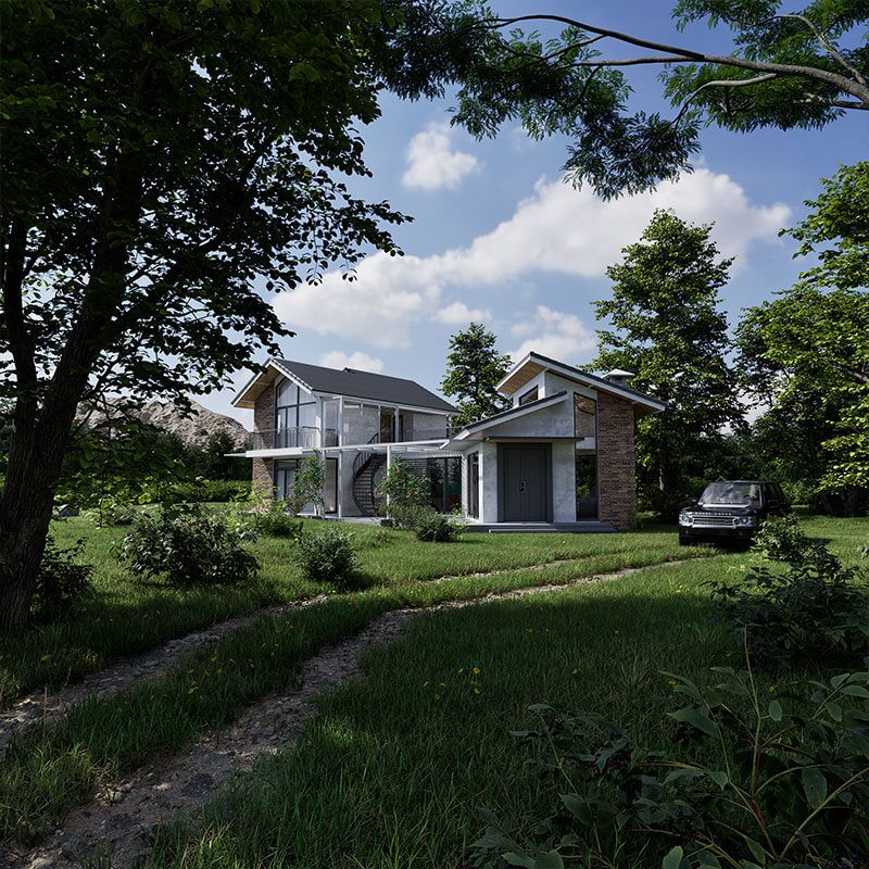 Twinmotion projects: house in nature