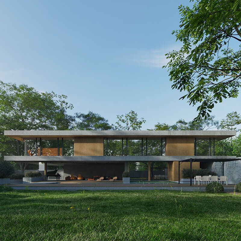 Twinmotion projects: villa with pool