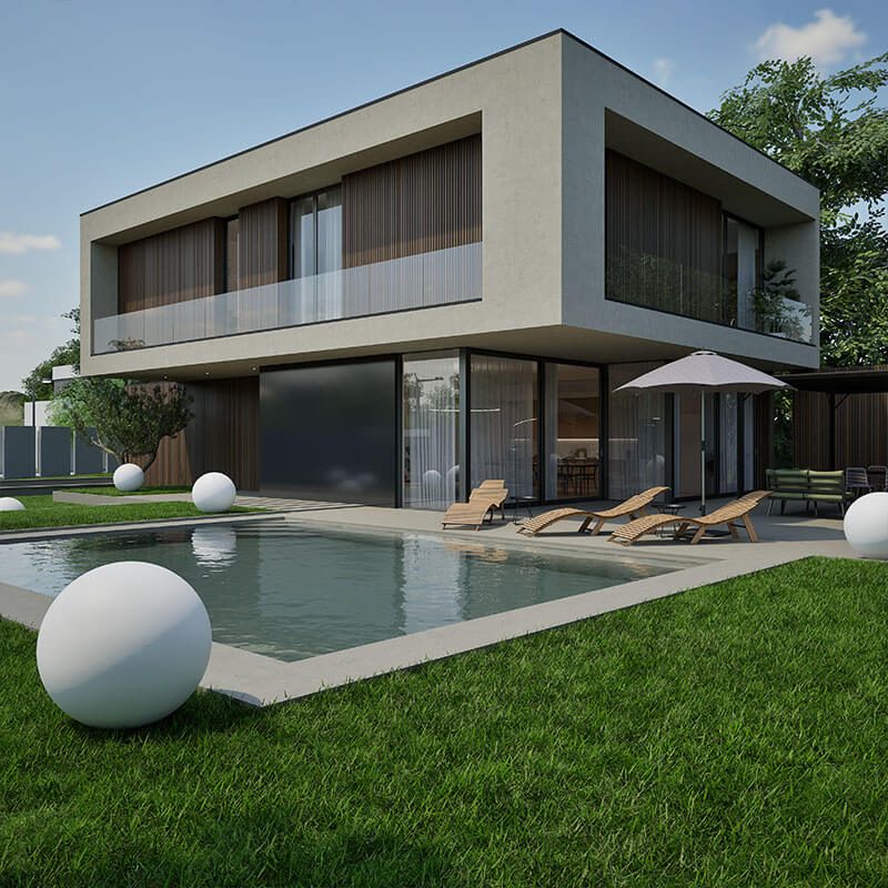 Twinmotion projects: villa with pool